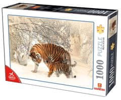 DEICO Puzzle Tigris kölyökkel 1000 db