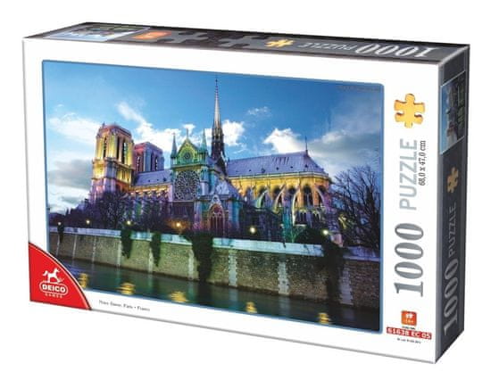 DEICO Puzzle Notre Dame, Párizs 1000 darab