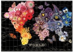 Galison Virágzó világtérkép puzzle 1000 darab