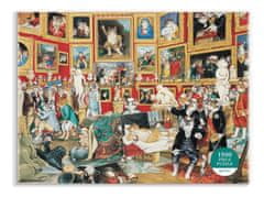 Galison Meowsterpiece Puzzle: Uffizi Galéria 1500 db