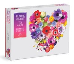 Galison Forma puzzle Virág szív 750 db