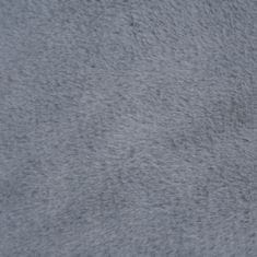 Greatstore szürke vászon hatású gyapjú kutyaágy 110,5 x 80,5 x 26 cm