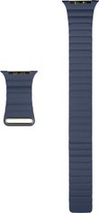 Coteetci Loop Band mágneses bőr pánt Apple Watch, 38/40/41mm készülékhez, sötétkék
