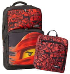 LEGO Bags Ninjago Red Optimo Plus - iskolai hátizsák