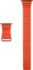 Coteetci Bőr mágneses szíj Loop Band Apple Watch-hoz 38/40/41mm, narancssárga