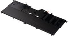 T6 power Akkumulátor Dell XPS 9365 készülékhez, Li-Poly, 7,6 V, 6050 mAh (46 Wh), fekete
