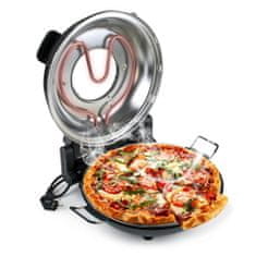 Wiltec 1200 W-os pizzasütő - kőlap 32 cm-től 400 ° C-ig