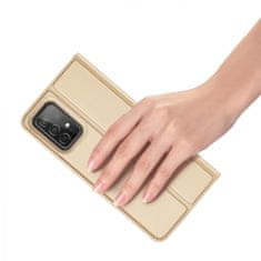 Dux Ducis Skin Pro bőr könyvtok Samsung Galaxy A73, arany