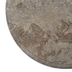 Greatstore szürke márvány asztallap Ø40 x 2,5 cm