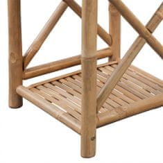 shumee 3 szintes szögletes bambusz polc