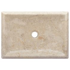 Greatstore krémszínű márvány mosdókagyló 50 x 35 x 10 cm