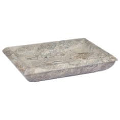 shumee szürke márvány mosdókagyló 50 x 35 x 10 cm