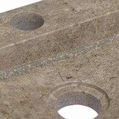 shumee szürke márvány mosdókagyló 38 x 24 x 6,5 cm