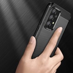 MG Carbon Case Flexible szilikon tok Samsung Galaxy A53 5G, fekete