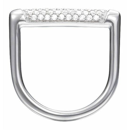 Esprit Modern ezüst gyűrű kristályokkal ESRG92708A