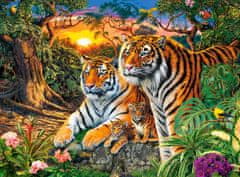 Castorland Puzzle Tigris család 2000 db