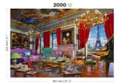 Wooden city Fából készült puzzle Palace in Paris 2 in 1, 2000 ECO