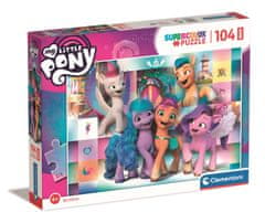 Clementoni Puzzle My Little Pony: Merry Bunch MAXI 104 db