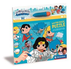 Clementoni Puzzle vízfestéssel Water Magic: DC Super Friends 15 db