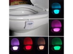 Verkgroup WC LED RGB fény - mozgásérzékelő