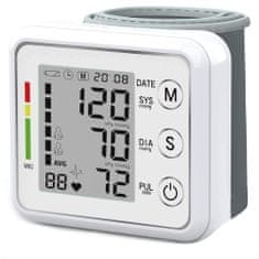 Verkgroup Elektronikus LCD csukló manométer - vérnyomásmérő
