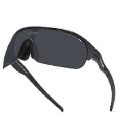 KDEAM Lansing 01 kerékpáros szemüveg, Black / Black