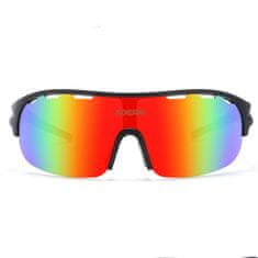 KDEAM Lansing 04 kerékpáros szemüveg, Black / Multicolor
