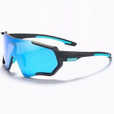KDEAM Collins 04 kerékpáros szemüveg, Black / Blue