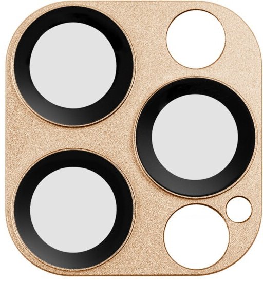 Coteetci Edzett védőüveg Apple iPhone 12 Pro Max készülék arany kamerájához
