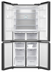 TOSHIBA GR-RF610WE-PMS 4 ajtós hűtőszekrény, morandy gray, 470 L, Pure BIo + ráadás Toshiba MW2-MM23PF (BK) mikrosütő
