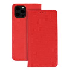 Telone Elegáns mágneses tok Samsung Galaxy A03 telefonra KP15985 piros