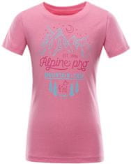 ALPINE PRO Lány póló Dayo 4, 92 - 98, rózsaszín