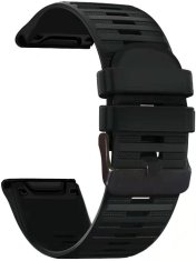 RhinoTech szilikon sportpánt Garmin QuickFit készülékhez, 22mm, RTSS-032-BK, fekete