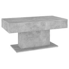 shumee betonszürke forgácslap dohányzóasztal 96 x 50 x 45 cm