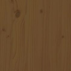 Greatstore mézbarna tömör fenyőfa borszekrény 56 x 25 x 56 cm