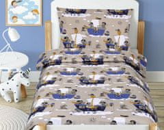 Gyermek ágynemű pamut Beata - 100x135, 45x60 cm - Sailor