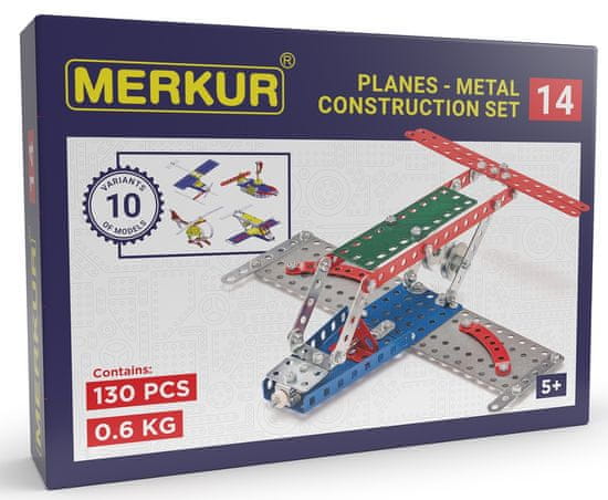 Merkur M014 Repülőgép építőkészlet, 130 darabos