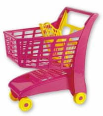 Androni Bevásárlókocsi ülőkével - rózsaszín
