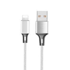 MG kábel USB / Lightning 2.4A 2m, fehér