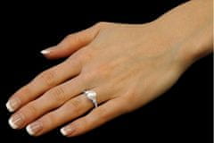Silvego Maya ezüst gyűrű valódi természetes gyönggyel LPS1496RW (Kerület 50 mm)