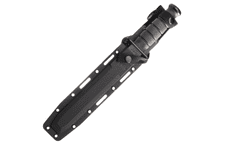 KA-BAR® 1245 Black Tanto Knife taktikai kés 20,2 cm, fekete, Kraton, műanyag tok