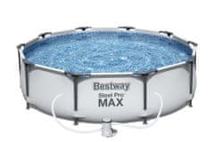 Bestway Steel Pro Max medence 3,05 x 0,76 m 56408 + szűrőbetétes szűrés