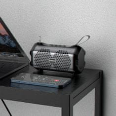 DUDAO Dudao vezeték nélküli Bluetooth 5.0 hangszóró és rádió 3W 500mAh - Piros