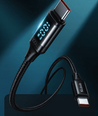 Mcdodo Mcdodo USB C típusú telefonkábel - USB C típusú, 1,2 m, fekete CA-1100
