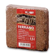 HOBBY Terraristik HOBBY Terrano Expanding Humus, Mini 1,5l préselt száraz alom