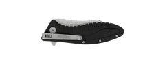 Kershaw 1319 GRINDER zsebkés rásegítéssel 8,3 cm, fekete, GFN