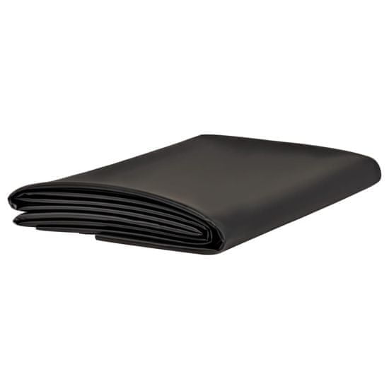 Vidaxl fekete PVC tófólia 2 x 1 m 0,5 mm 148940