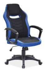 Signal Irodai szék CAMARO fekete/kék
