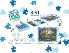 Ravensburger My Puzzle Friends Kids 3 az 1-ben rejtvénykészlet, kék színű