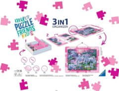 Ravensburger My Puzzle Friends Kids 3 az 1-ben puzzle készlet rózsaszín